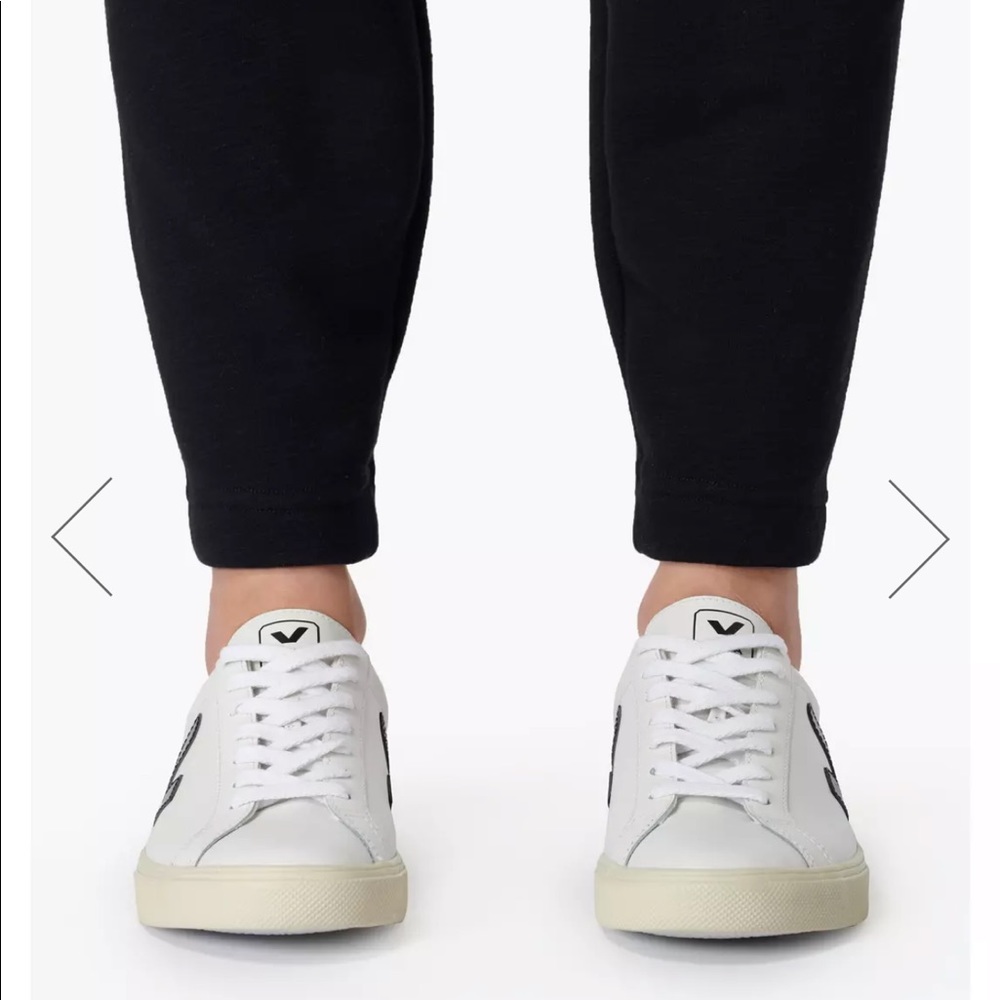 VEJA Esplar leather sneakers black/white - Picture 6 of 6